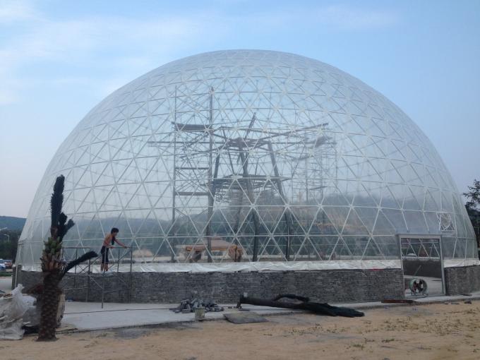 35m 알루미늄 구조 입히는 PVC를 가진 투명한 큰 돔 천막