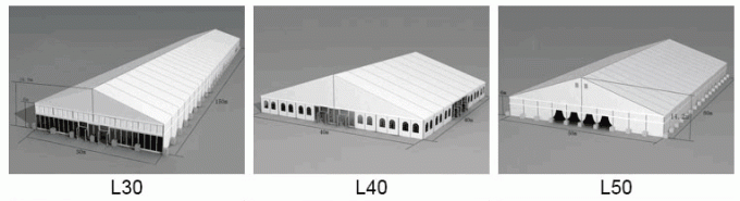 20x30 방화 효력이 있는 큰 옥외 천막, 회의/전시회/무역 박람회 천막