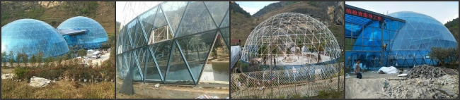 30m 직경 섬유유리 당/집 생존을 위한 큰 돔 천막 집