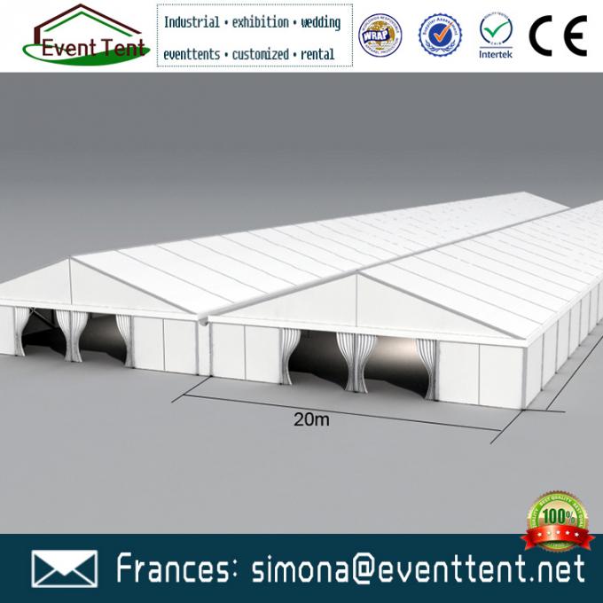 방화 효력이 있는 UV 저항하는 PVC 지붕 결혼식 천막, 옥외 야영을 위한 큰 구조 천막