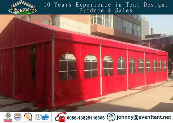 중국 빨간색 10x40m 알루미늄 구조 결혼식 천막 큰천막 당 천막 협력 업체