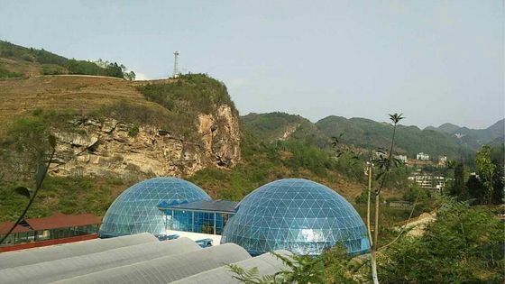 중국 호화스러운 섬유유리 영원한 호텔을 위한 큰 돔 천막/지오데식 돔 천막 협력 업체
