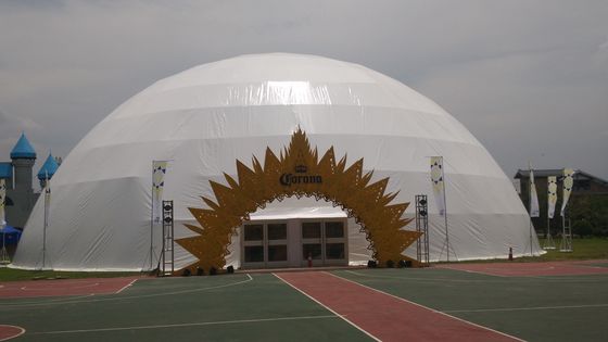 중국 눈 독점 개봉 흥행을 위한 백색 투명한 큰 돔 천막 직경 30m 협력 업체