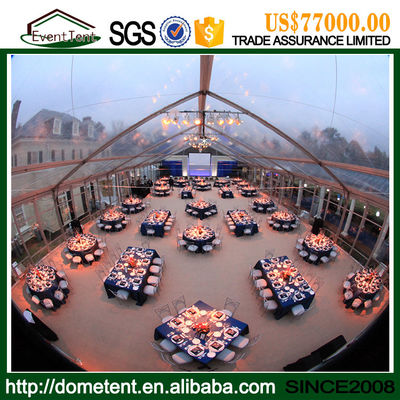 중국 거대한 20x50m 결혼식 천막, 방풍 알루미늄 구조 사건 천막 협력 업체