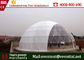 25meters 직경 백색 PVC 지붕 1000명의 사람들을 위한 큰 돔 천막 협력 업체